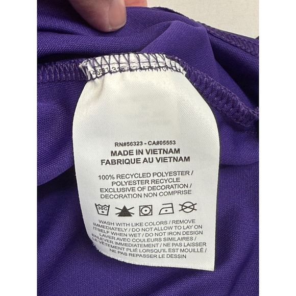 Nike Golf Womens Dri-FIT Purple Polo Shirt Pumpkin Ridge 25th Anniversary Size M - Picture 8 of 10